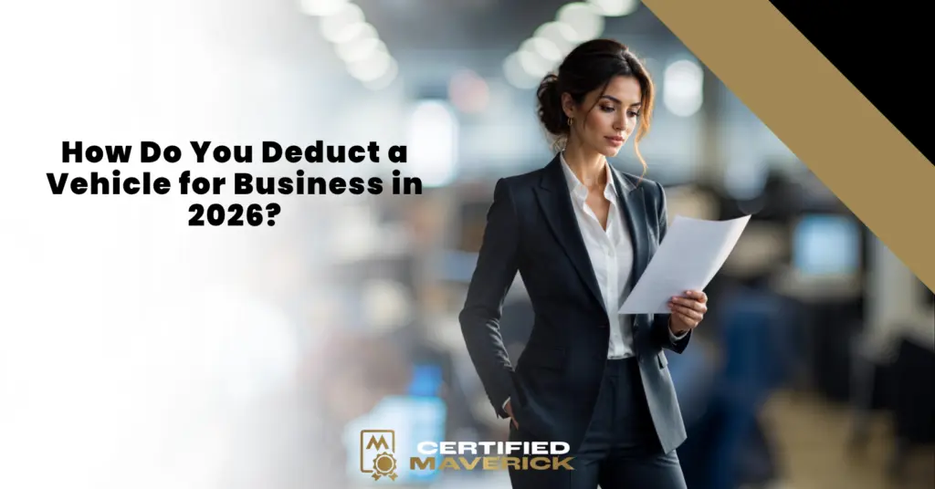 How Do You Deduct a Vehicle for Business in 2026?